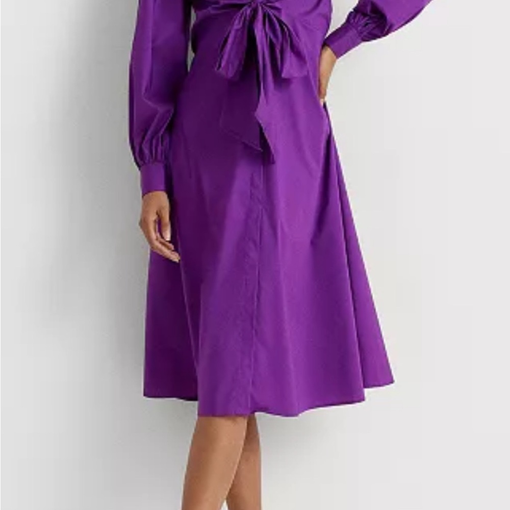 Ralph Lauren Blue Label Purple Midi Dress